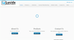 Desktop Screenshot of lusidarubber.com