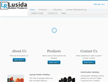 Tablet Screenshot of lusidarubber.com